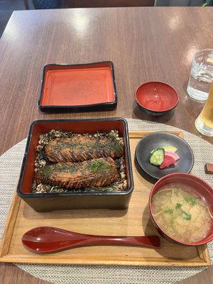 ”Eel” with rice  at Saido in Tokyo