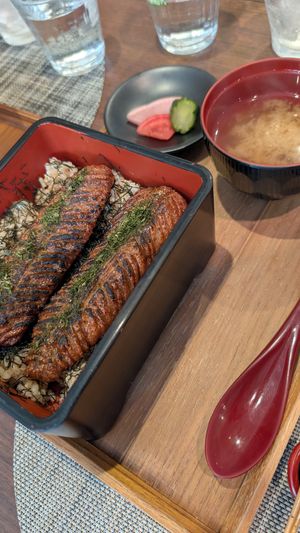 Unagi don at Saido in Tokyo