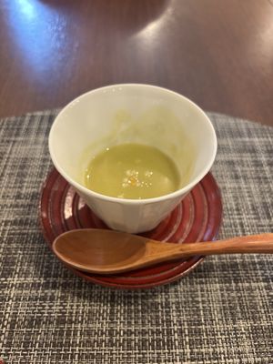 A cabbage soup - so well seasoned   at Saido in Tokyo