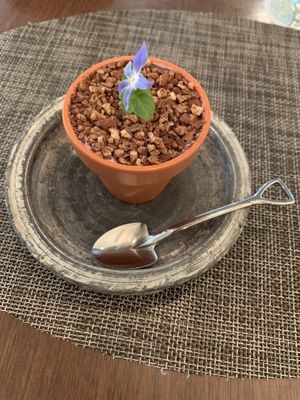 Vegan cheesecake at Saido in Tokyo