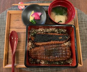 Vegan eel. Ingredient is a secret!  at Saido in Tokyo