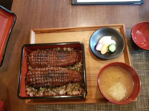 Fake eel at Saido in Tokyo