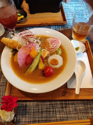 Main dish at Saido in Tokyo