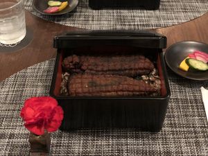 Vegan eel over rice at Saido in Tokyo