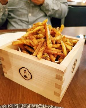 French fries (seaweed seasoning) at Saido in Tokyo