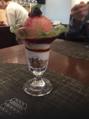 Parfait at Saido in Tokyo