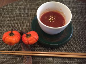 Beet soup at Saido in Tokyo