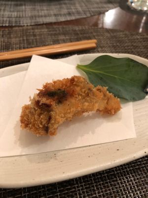 Tempura “Oyster” at Saido in Tokyo