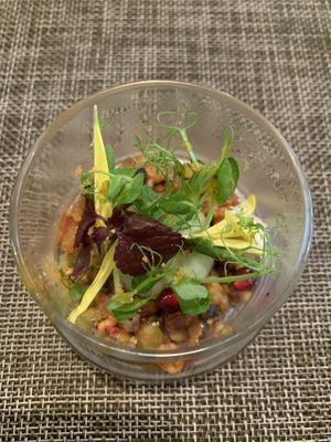 Bean salad at Saido in Tokyo