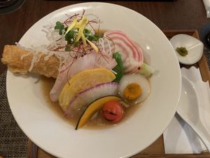Main dish - ramen at Saido in Tokyo