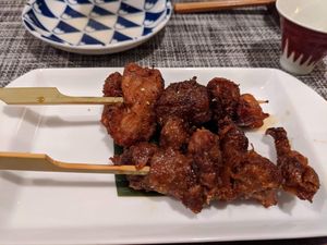 BBQ chicken at Saido in Tokyo