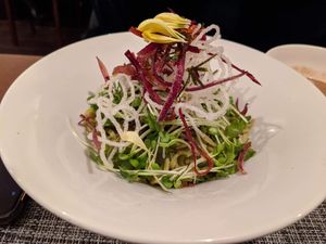 Dipping noodles (sauce not pictured) at Saido in Tokyo