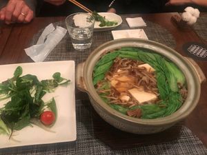 Tofu nabe at Saido in Tokyo