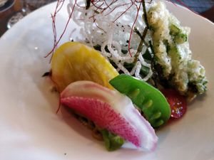 Broccoli noodle Tokyo special at Saido in Tokyo