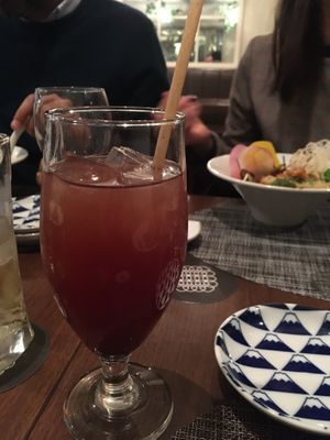 Pomegranate & açaí cordial at Saido in Tokyo