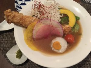 Noodle soup at Saido in Tokyo