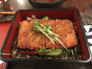 Chicken bento at Saido in Tokyo