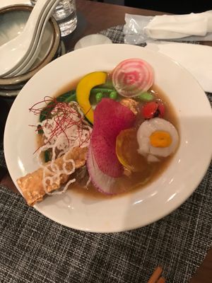 Veggie ramen at Saido in Tokyo