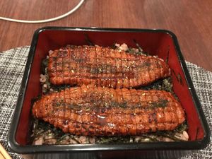 Eel bento at Saido in Tokyo