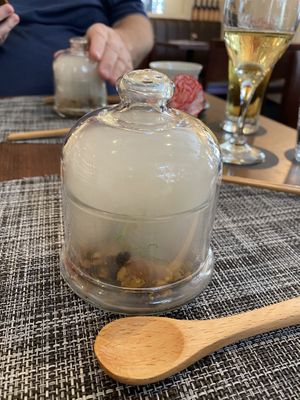 Side dish - very good 5 beans dish  at Saido in Tokyo