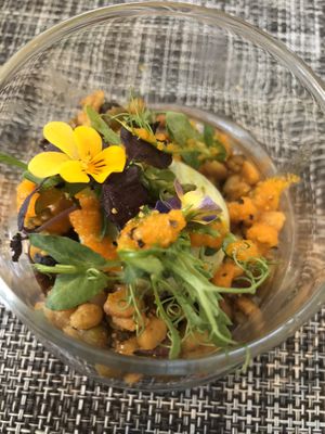 That’s the side dish - 5 beans salad at Saido in Tokyo