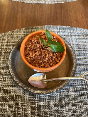 Vegan blueberry cheesecake  at Saido in Tokyo