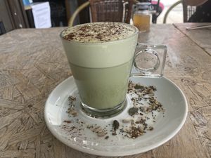 Matcha Latte 1,8€ at Sana-Horia in Tenerife