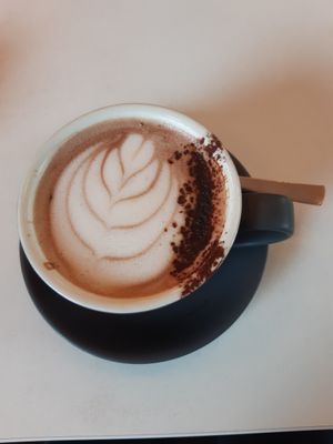 Hot chocolate at Cafe Strange Brew in Glasgow