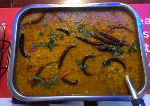 Vegan lentils spicy  at Royal India in Ghent