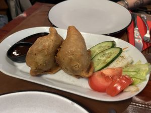Samosa   at Royal India in Ghent