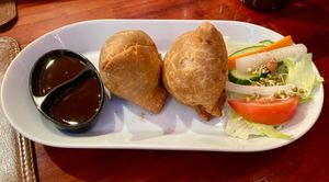 Vegan Samosa at Royal India in Ghent