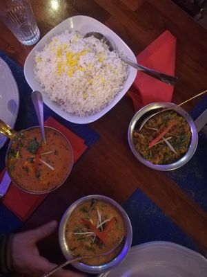 Out with friends at Royal India in Ghent