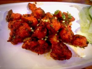 Spicy cauliflower at Royal India in Ghent