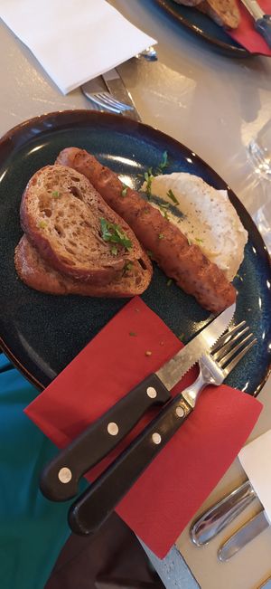 Tipica salsiccia at Tehusid in Egilsstadir