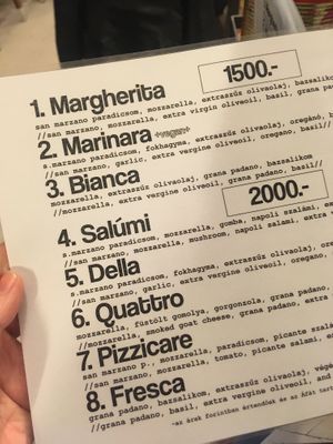 One vegan option (2) at MANU+ in Budapest