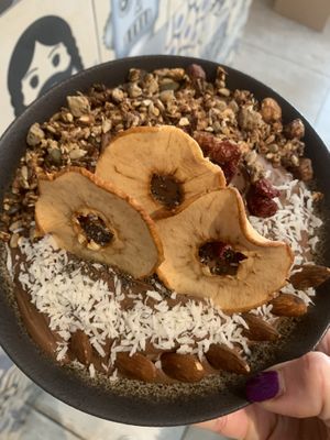 Mousse chocolat végétale at Peanut's Café in Sainte-maxime