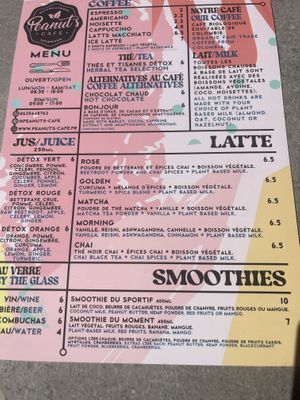   at Peanut's Café in Sainte-maxime