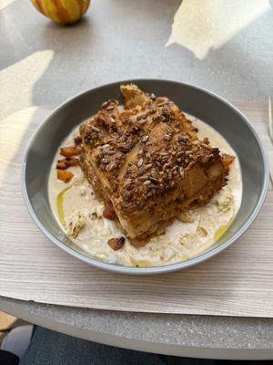 plat du jour: lasagna  at Peanut's Café in Sainte-maxime