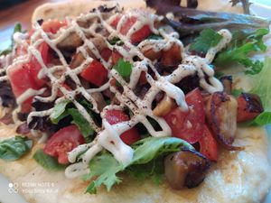 Mushroom Fajita's!!! at Sita's Kitchen  in Trinidad