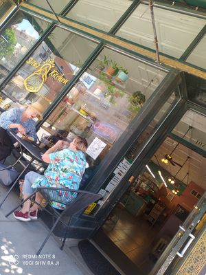 View in outside dining area of The Best Restaurant Om Planet Earth!!! at Sita's Kitchen  in Trinidad