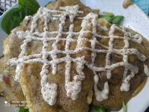 Bisquits and Gravy!!! at Sita's Kitchen  in Trinidad