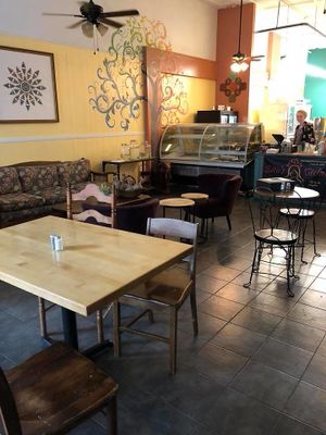 Sita's dinning space at Sita's Kitchen  in Trinidad