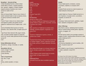 Sita's Winter Menu 1 at Sita's Kitchen  in Trinidad