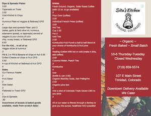 Sita's Winter Menu 2 at Sita's Kitchen  in Trinidad