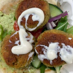 Felafel  at Sita's Kitchen  in Trinidad