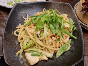 Peanut Love mit Nudeln und Tofu at RiceCorn in Regensburg