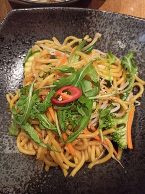 Vegane Udonnudeln at RiceCorn in Regensburg