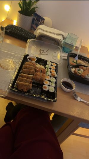 Geliefertes Sushi at RiceCorn in Regensburg