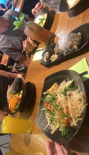 Vegane Nudeln mit Tofu at RiceCorn in Regensburg