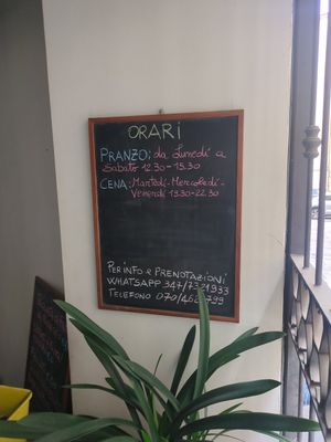 Opening hours at Birdi in Cagliari